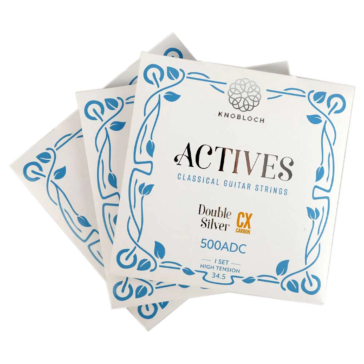 سیم گیتار کلاسیک نبلوخ مدل 500ADC تنشن بالا بسته‌بندی سیم گیتار Knobloch 500ADC High Tension
