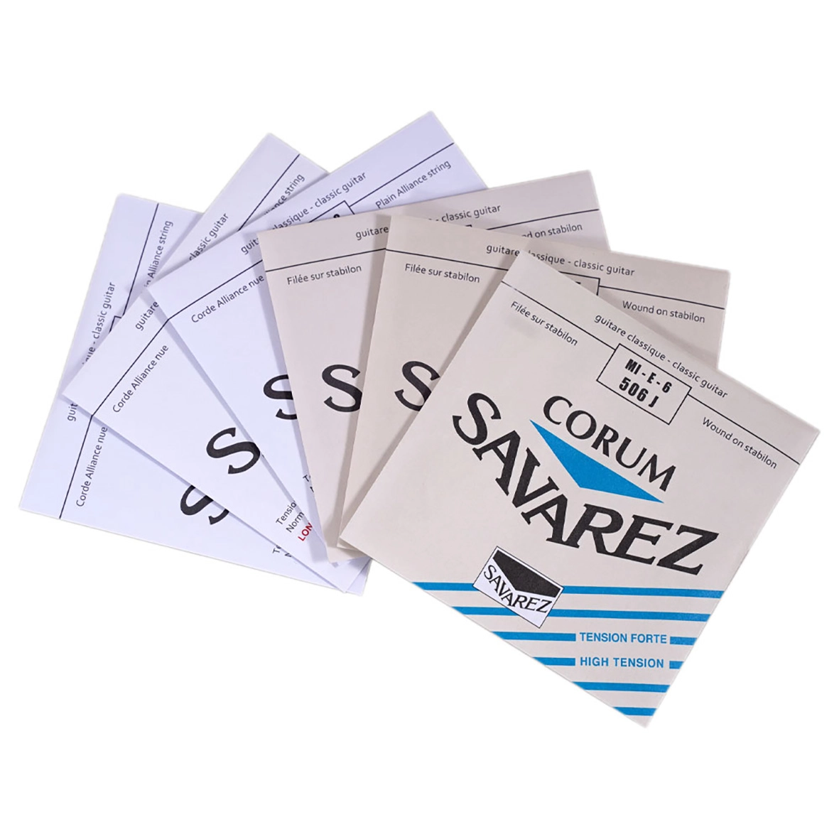 سیم‌های گیتار ساوارز مدل 500ARJ باز شده Alliance Cantiga High Tension