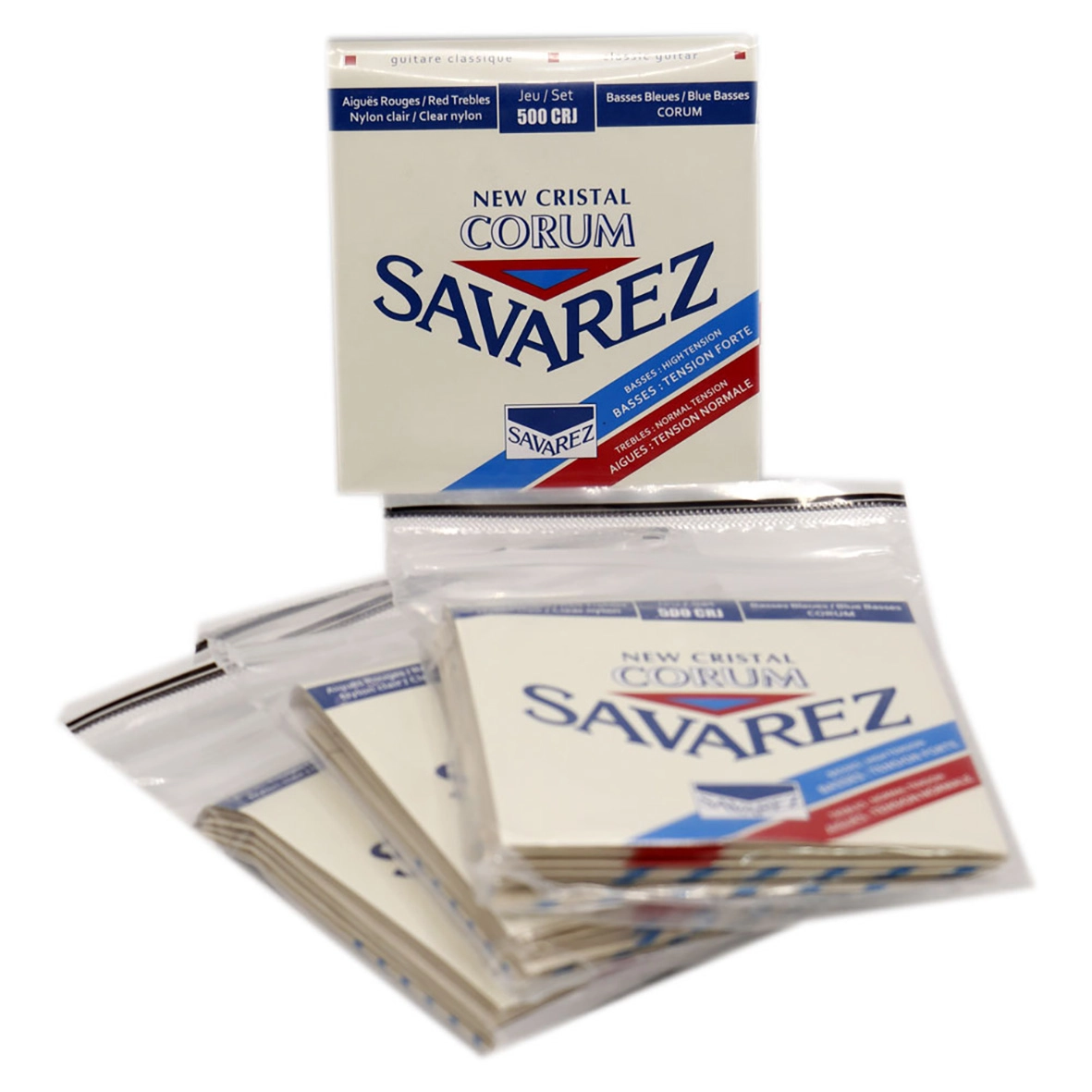 بسته‌بندی سیم گیتار ساوارز مدل 500CRJ سری Corum New Cristal ساخت فرانسه