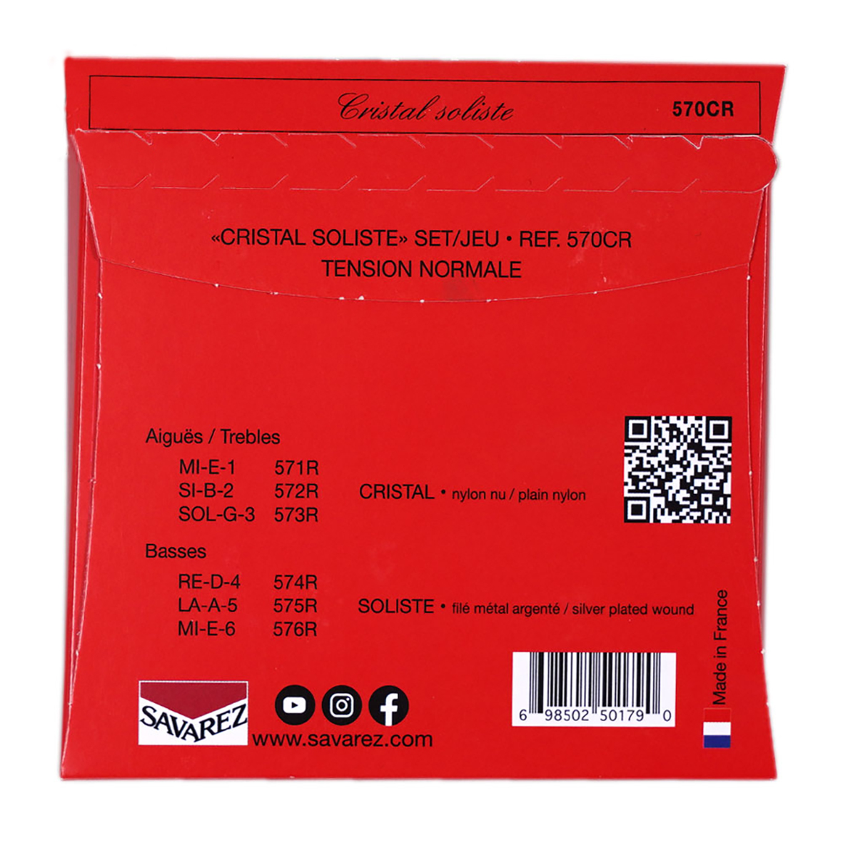 سیم گیتار ساوارز مدل 570CR با دوام -خرید GUITAR SOLA