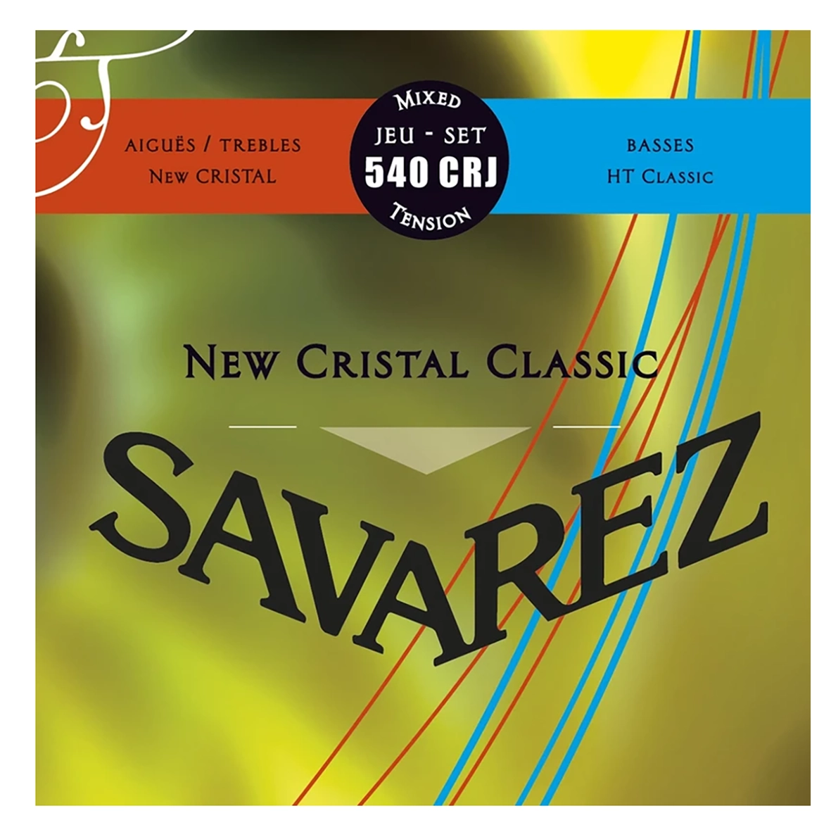 سیم گیتار کلاسیک ساوارز Savarez 540CRJ | صدای قوی، شفاف و طبیعی با تنش بالا