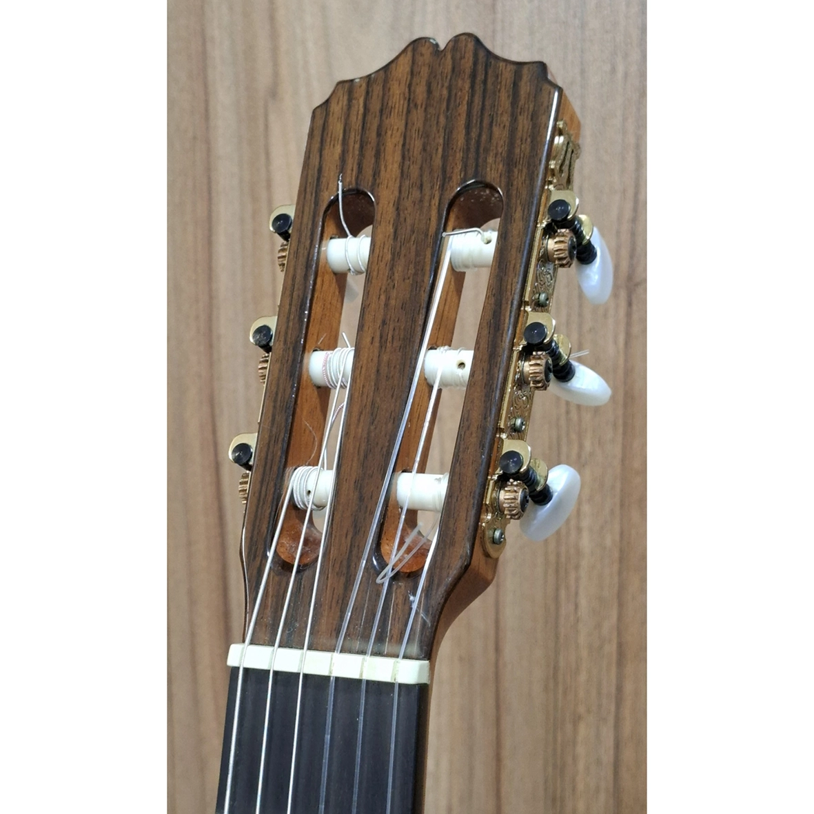 نمای سردسته گیتار کلاسیک Antonio Aparicio AA50 از روبرو

