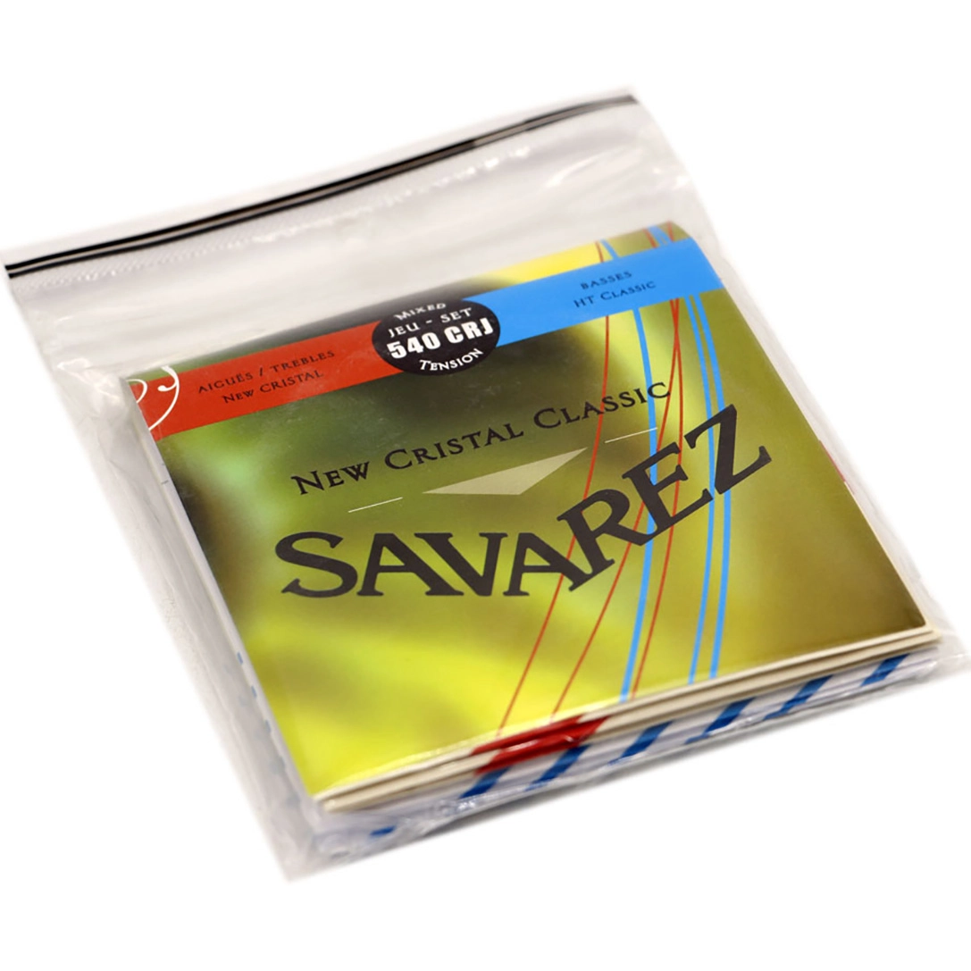 نمای بسته سیم گیتار کلاسیک Savarez 540CRJ با طراحی فوق العاده