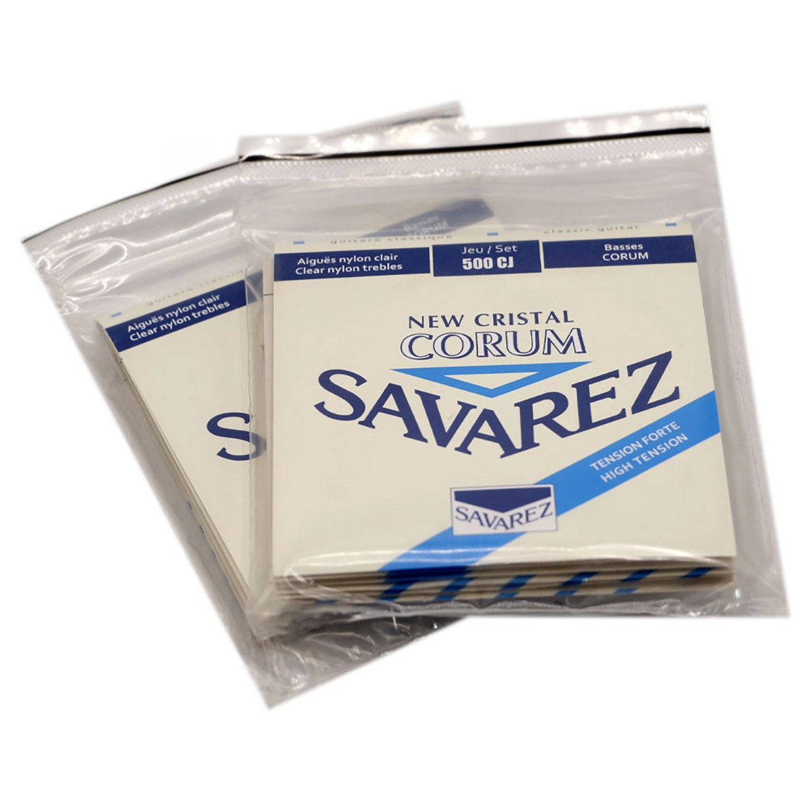 لوگوی برند Savarez روی بسته سیم گیتار مدل 500CJ