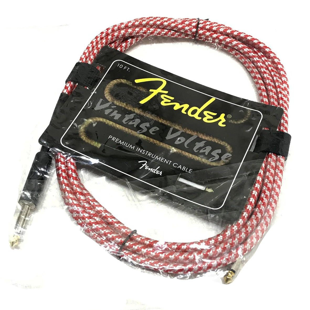 کابل گیتار فندر قرمز مدل Vintage Voltage با طول ۳ متر