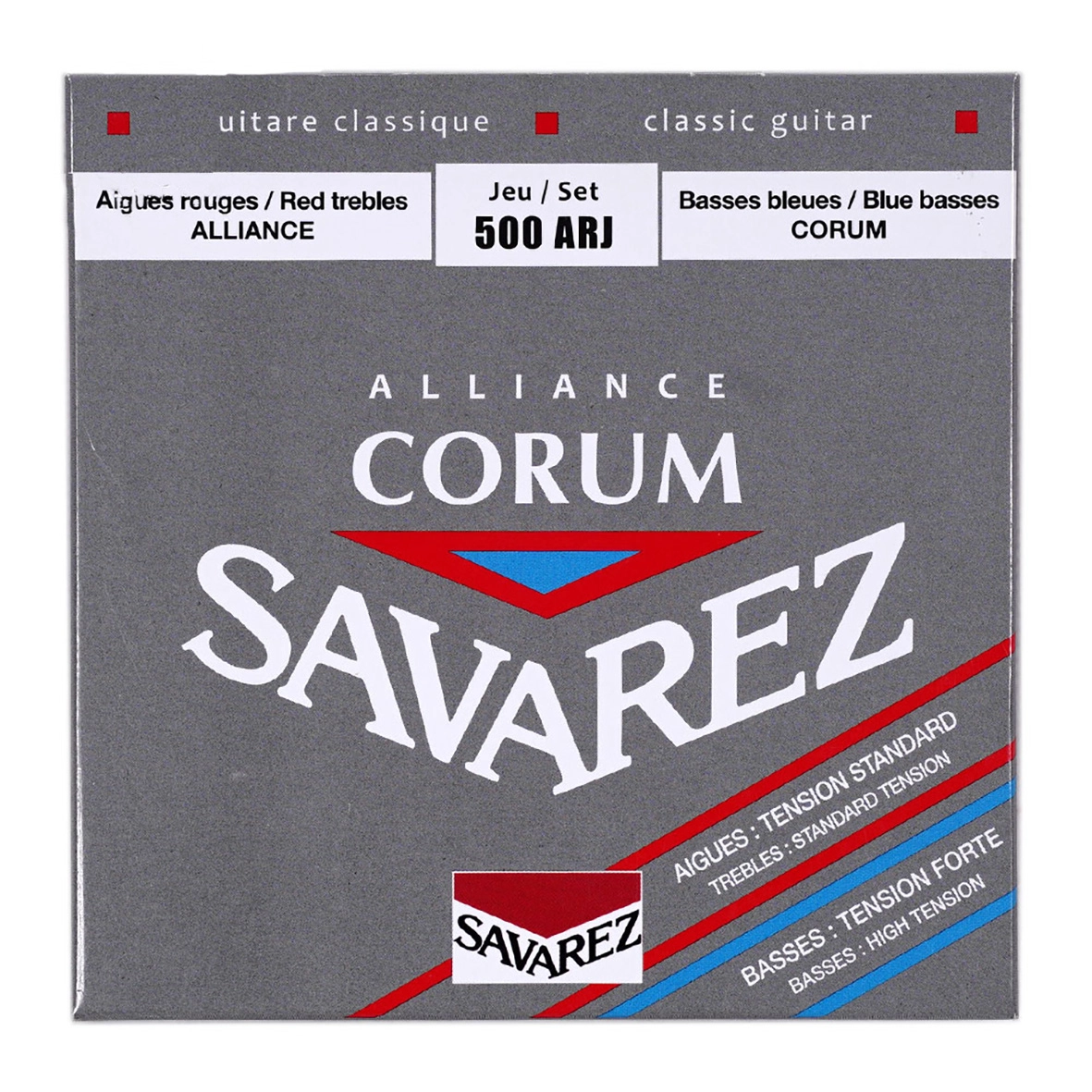  سیم گیتار کلاسیک ساوارز Savarez 500ARJ | صدای قوی و شفاف با تنش بالا