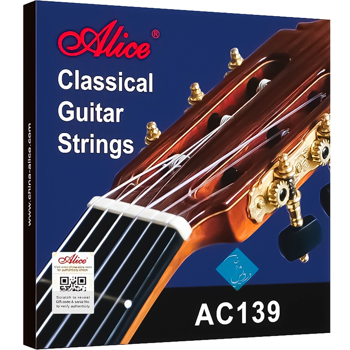 سیم گیتار کلاسیک Alice AC139-N – Normal Tension با Nylon Titanium و پوشش ضدزنگ
